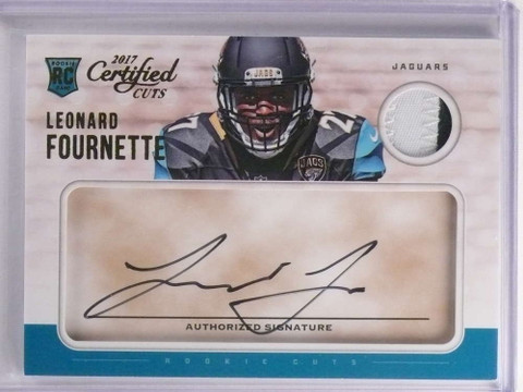 2017 Panini Certified Cuts Leonard Fournette autograph patch rc #D30/49