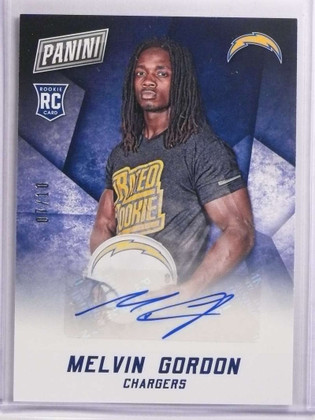 2015 Panini Black Friday Melvin Gordon autograph auto rc rookie #D07/10