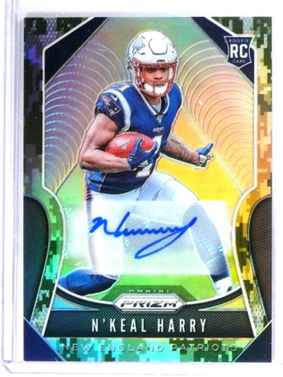 2019 Panini Prizm Camo N'keal Harry autograph auto rc rookie #D06/25