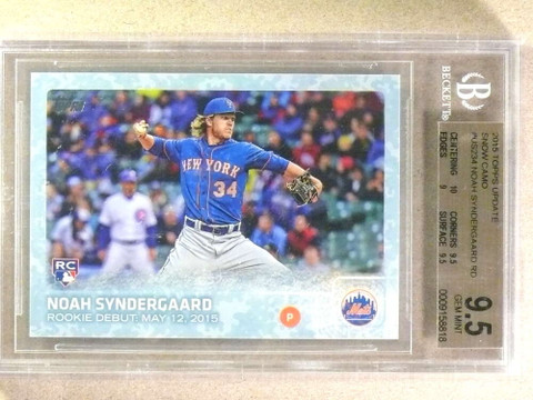 2015 Topps Update Snow Camo Noah Syndergaard rc rookie /99 BGS 9.5