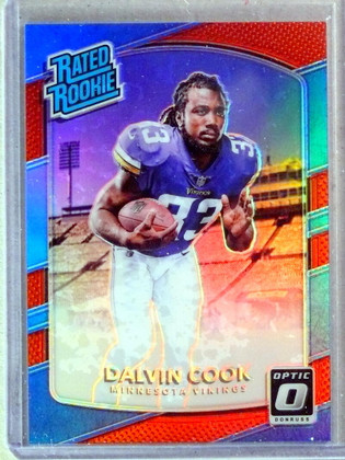 2017 Donruss Optic Red Rated Rookie RC Dalvin Cook #D14/99 #193