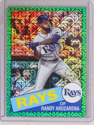 2020 Topps '85 Silver Pack Chrome Green Refractor Randy Arozarena RC #/99