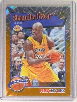 2019-20 NBA Hoops Orange Explosion Shaquille O'Neal #D17/25 #283