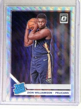 2019-20 Donruss Optic Fanatics Rated Rookie RC Zion Williamson #158