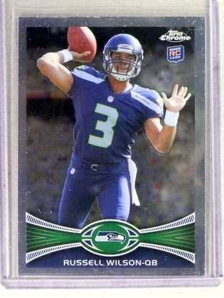 2012 Topps Chrome Russell Wilson Rookie RC #40
