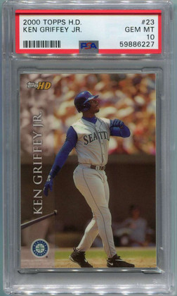 2000 Topps HD 23 Ken Griffey Jr. PSA 10 GEM MT