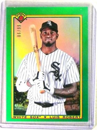 2020 Bowman Chrome '90 Green Refractor Luis Robert #D86/99 #90BLR