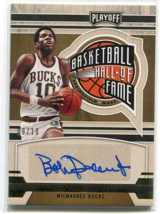 2021-22 Chronicles Playoff Hall of Fame Autographs Gold Bob Dandridge Auto 9/10