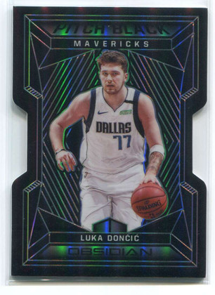 2019-20 Panini Obsidian Pitch Black 7 Luka Doncic 58/99