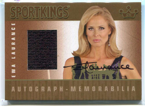 2010 Sportkings Autograph Memorabilia Gold amel2 Ewa Laurance Shirt Auto /10