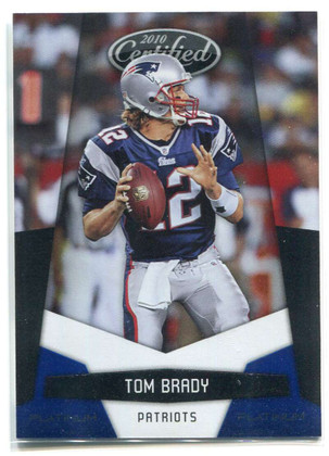 2010 Certified Platinum Blue 90 Tom Brady 98/100