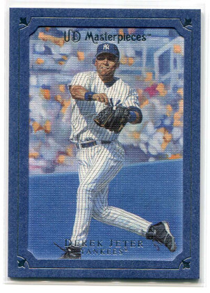 2007 UD Masterpieces Blue Steel 30 Derek Jeter 45/50