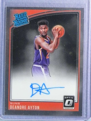 2018-19 Donruss Optic Rated Rookies Deandre Ayton Rookie RC Autograph Auto #157