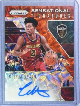 2019-20 Prizm Sensational Signatures Prizm Choice Collin Sexton Autograph Auto