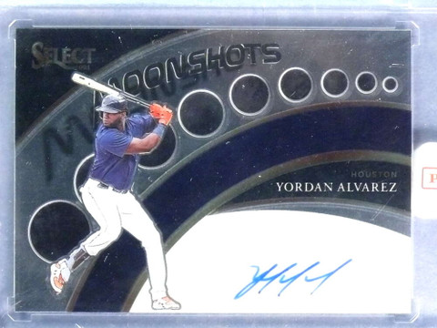 2021 Panini Select Baseball Moonshots Yordan Alvarez Autograph Auto #071/199