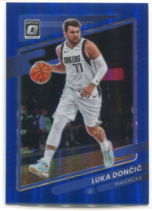 2021-22 Donruss Optic Blue Refractor 101 Luka Doncic 46/59