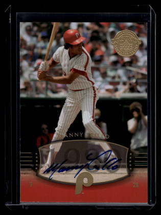 2004 UD Legends Timeless Teams Autographs Gold 174 Manny Trillo 80 Auto 2/5