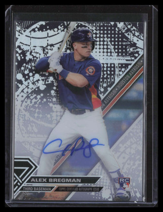 2017 Topps High Tek Autographs HTABR Alex Bregman Rookie Auto