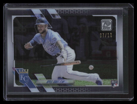 2021 Topps Update Clear us220 Kyle Isbel Rookie 7/10
