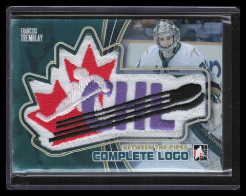 2012-13 Between the Pipes Complete chl18 Francois Tremblay CHL Logo Patch 1/1