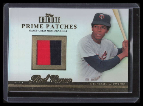 2012 Topps Tribute Prime Patches RCA Rod Carew Patch 12/24