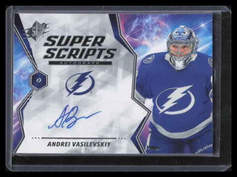 2020-21 SPx Superscript Super Scripts SAV Andrei Vasilevskiy Auto