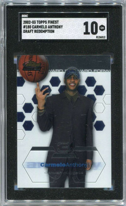 2002-03 Finest 180 Carmelo Anthony XRC Rookie SGC 10 GEM MINT