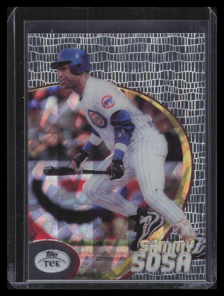 1998 Topps Tek Diffractors Pattern 11 28 Sammy Sosa