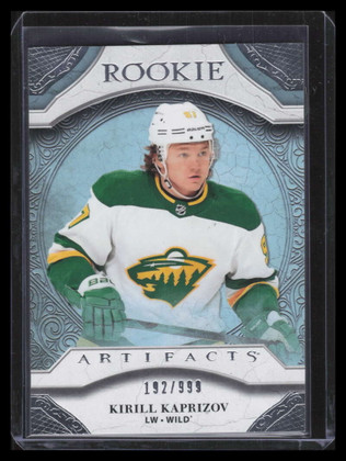 2020-21 Artifacts red195 Kirill Kaprizov Rookie 192/999
