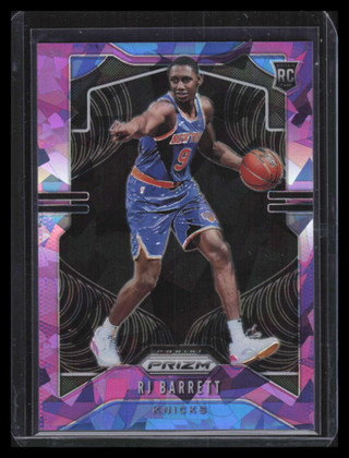 2019-20 Panini Prizm Prizms Purple Ice Refractor 250 RJ Barrett Rookie 19/149