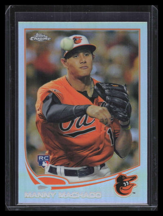 2013 Topps Chrome Refractor 12 Manny Machado Rookie 127882