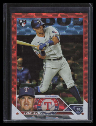 2023 Topps Orange Foil 529 Josh Jung Rookie 54/299