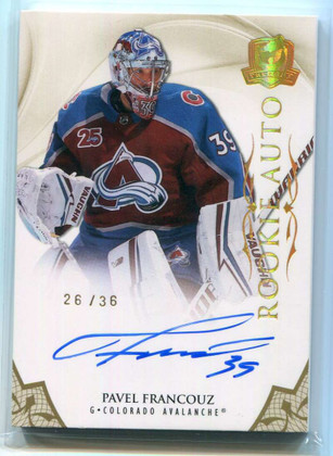 2020-21 The Cup Gold Spectrum 152 Pavel Francouz Rookie Auto 26/36