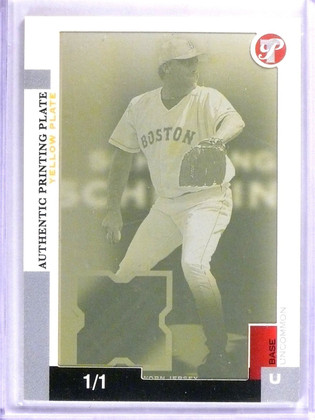 2005 Topps Pristine Yellow Printing Plate Curt Schilling #D1/1 #148