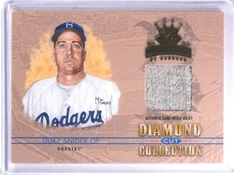 2004 Donruss Diamond Kings Diamond Cut Duke Snider Jersey #D03/10 #DC45