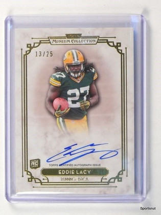 2013 Topps Museum Collection Eddie Lacy autograph auto rc rookie #D13/25