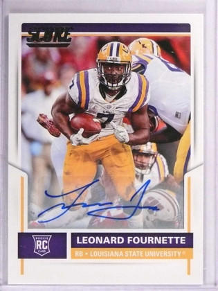 2017 Score Leonard Fournette autograph auto rc rookie #347