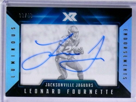 2017 Panini XR Endorsements Leonard Fournette autograph auto rc #D/49
