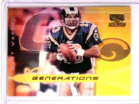 2000 Playoff Momentum generations Gold Kurt Warner #D20/50 #GN-19