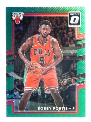 2017-18 Donruss Optic Green Prizm Parallel Bobby Portis #D5/5 #23