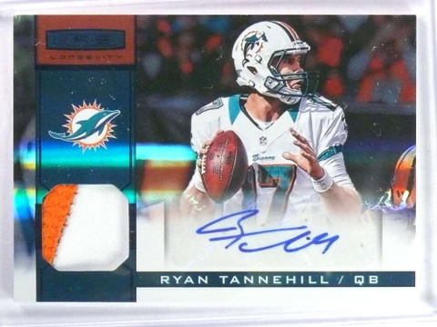 2013 Rookies & Stars Materials Patch Autograph Ryan Tannehill #D08/25 #9