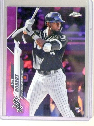 2020 Topps Chrome Pink Refractor Luis Robert Rookie RC #60