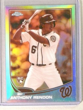 2013 Topps Chrome Sepia Refractor Anthony Rendon Rookie RC #D51/75 #128