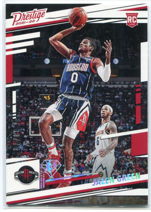 2021-22 Panini Chronicles 75th Anniversary 65 Jalen Green Prestige Rookie 39/75