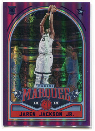 2018-19 Panini Chronicles Purple 249 Jaren Jackson Jr. Marquee Rookie 33/49
