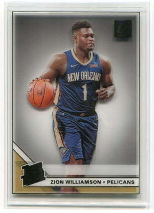 2019-20 Clearly Donruss Gold 51 Zion Williamson RR Rated Rookie