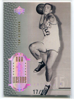 2000 Upper Deck Century Legends Commemorative Collection 20 Tom Heinsohn 17/50