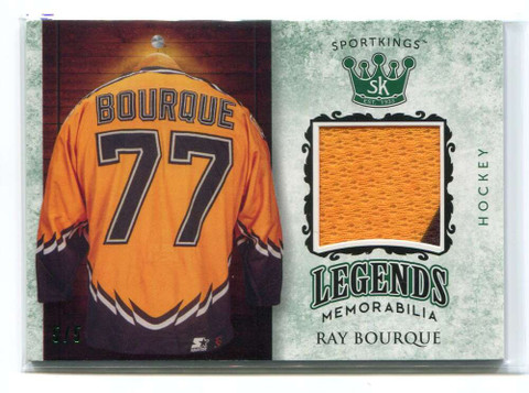 2018 Sportkings Legends Memorabilia Emerald lsm1 Ray Bourque Jersey 5/5