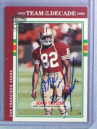 2004 Topps All-Time Fan Favorites John Taylor Autograph Auto #JT