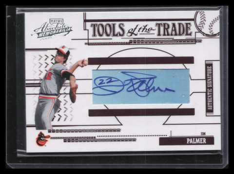 2005 Absolute Memorabilia Tools of the Trade Autograph Red Jim Palmer Auto 18/25